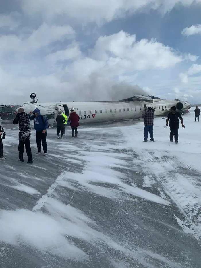 According to official reports, one of the 80 passengers aboard the aircraft has sustained injuries of a "critical" nature.